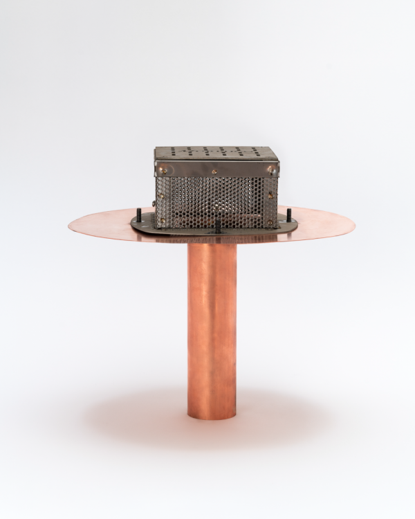 Patio drain with FIXED Collar